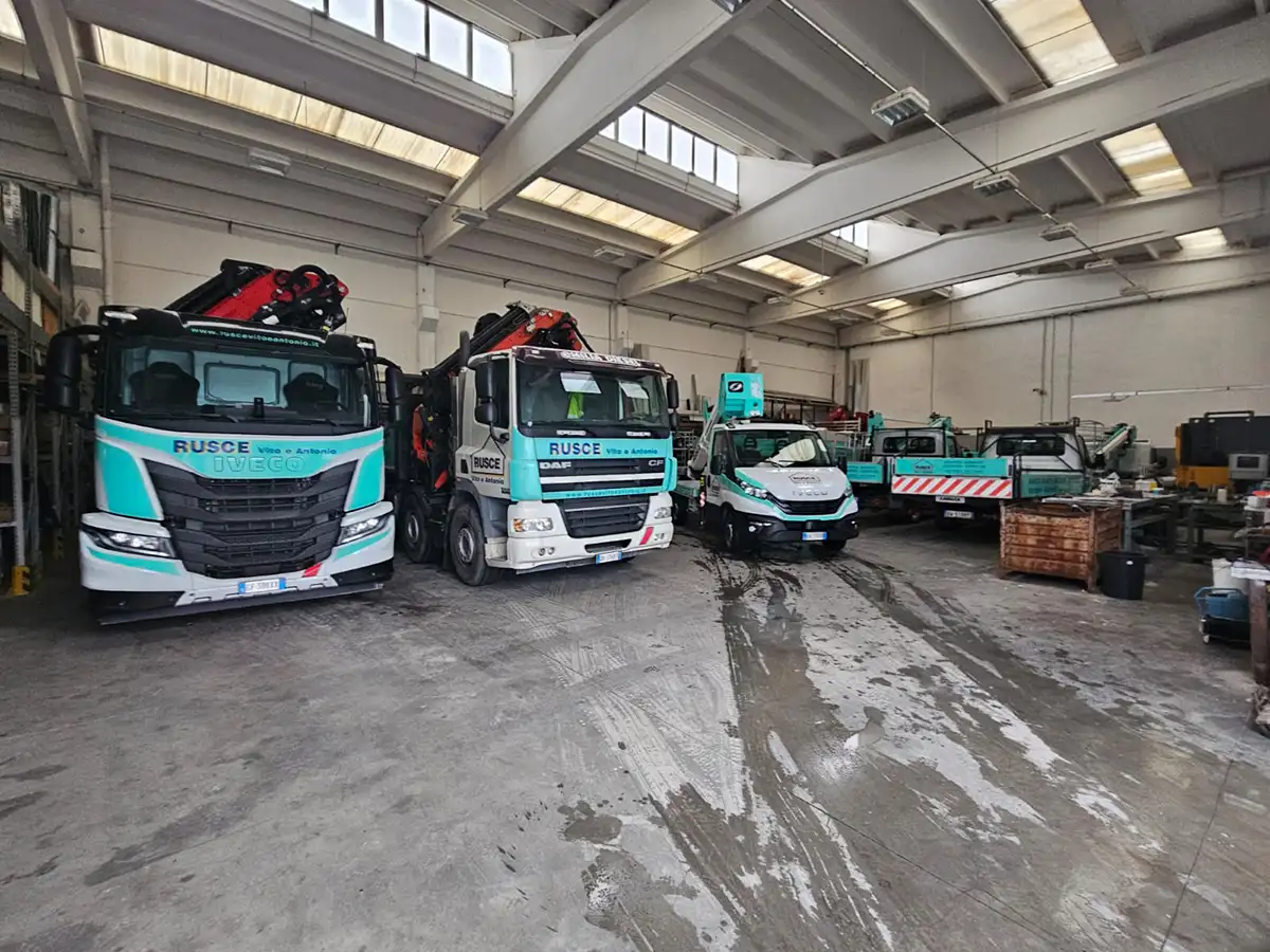 rusce-parco-macchine-con-camion